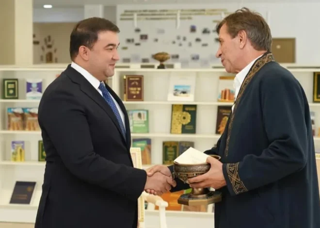 Сергей Дворцевой снимает фильм о Тайказане в казахстанском Туркестане