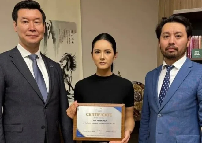 Китайский блогер Тао Минсю стала послом туризма Казахстана