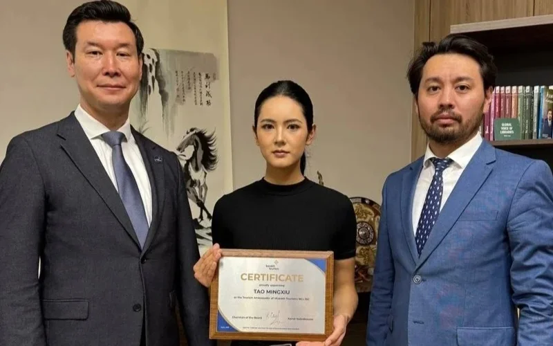 Китайский блогер Тао Минсю стала послом туризма Казахстана