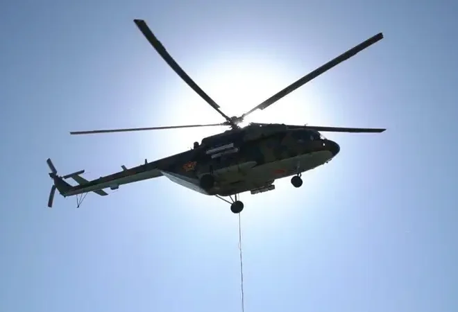 Авиация МЧС Казахстана борется с пожарами в резервате «Акжайык» Атырауской области