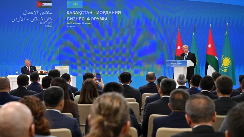 Казахстан и Иордания обсудили проекты в энергетике, логистике и АПК