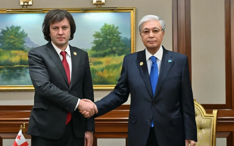 Токаев и Кобахидзе обсудили углубление сотрудничества Казахстана и Грузии