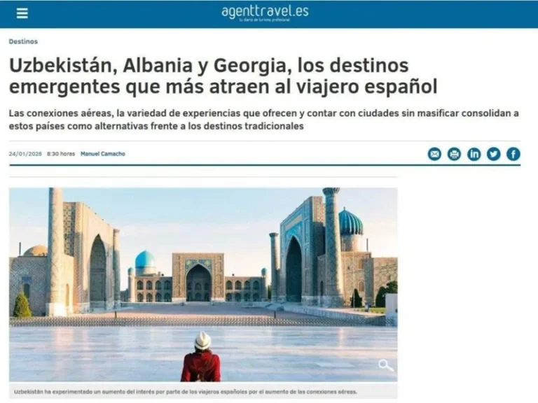 Узбекистан: новая звезда на туристической карте Европы, интерес испанцев растет